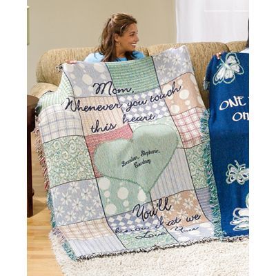 Mom Personalized Throw