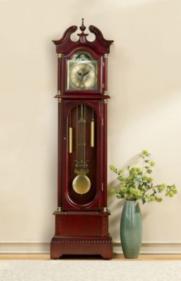 72" Cherry Finish Clock
