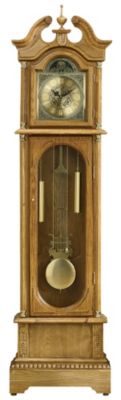 72" Oak Grandfather Clock