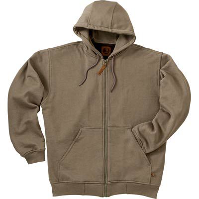 Berne&reg; Hooded Zip Sweatshirt-OLIVE