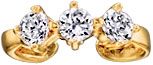 10K Gold CZ Ear Cuff