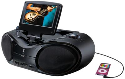GPX LCD TV DVD CD MP3 Boombox
