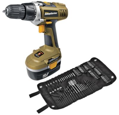 Rockwell 18V Cordless Drill w/105pc Accessories