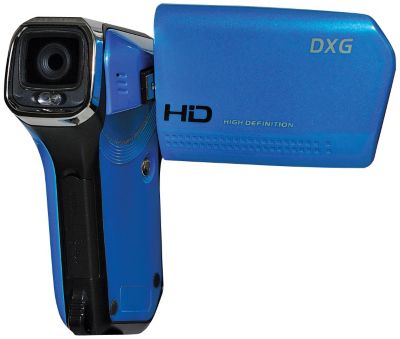 DXG 720p Blue HD Camcorder/Camera