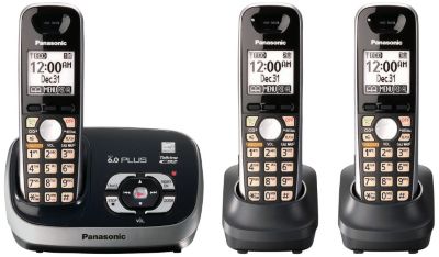 Panasonic DECT 6.0 PLUS 3-Handset Answering System