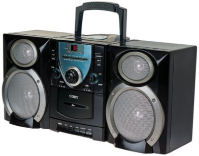 Coby CD Cassette 3 Piece Boombox