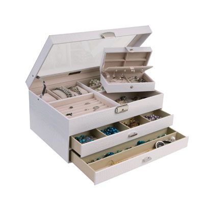 Alana Mele Large Windowed Jewelry Box