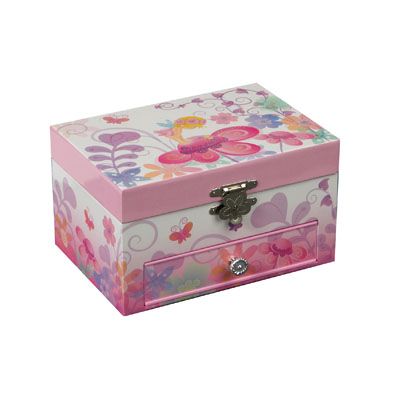 Ashley Mele Fairy and Flowers Musical Jewelry Box