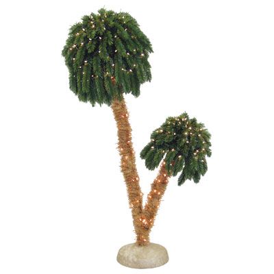 6-ft. Double Headed Palm Tree w/250 Lights