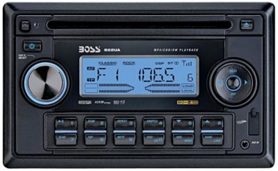 Boss Double DIN CD MP3 Car Stereo