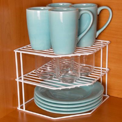 3 Tier Corner Shelf Cupboard Organizer