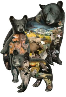 Bear-ly There Shaped Puzzle