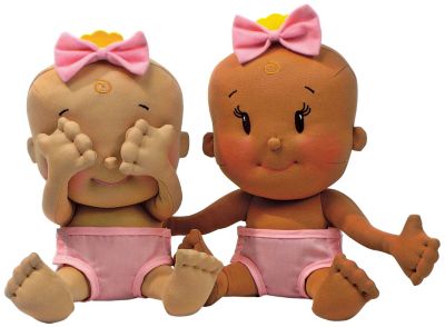 Black 10" Peek-A-Boo Doll