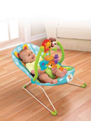 Asiento de bebé Fisher-Price Happy c/ jirafa