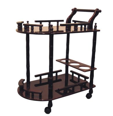 2-Tier Wine Table in Cherry