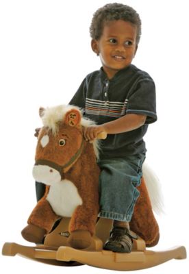 Deluxe Animated Brown Pony Rocker with Sounds