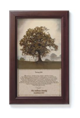 Personalized Living Life Print