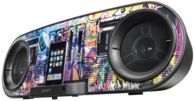 Sony Trik iPod iPhone Boombox w/Interchange Plates