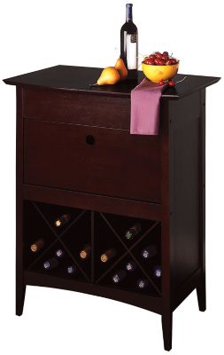 Sliding Top Wine Butler / Glassware & Wine Storage