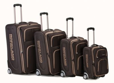 4-pc. Rockland Brown Luggage Set