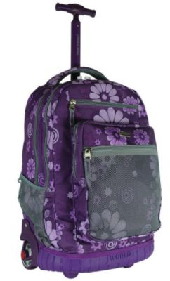 J World Flower Purple Campus Backpack