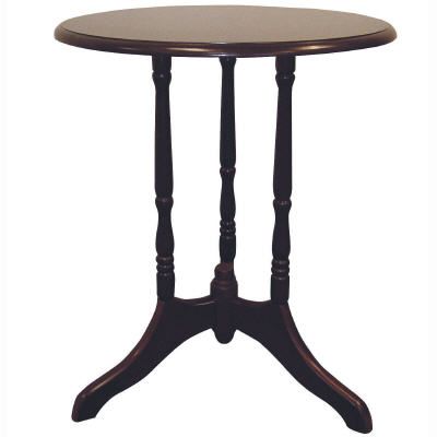 Round End Table in Cherry