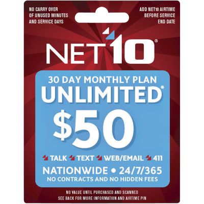 Net10 LG Phone with $50 Airtime Card