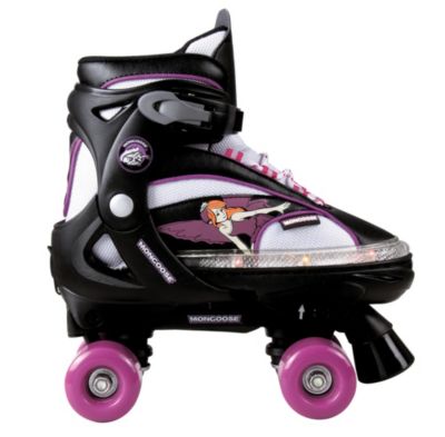 Mongoose Girls Flashing Skates Adj.Size 3 to 6