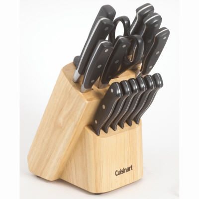 Cuisinart 18pc Cutlery Set w/Natural Block