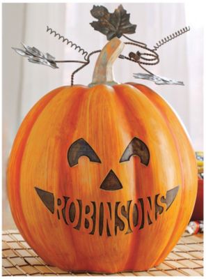 Personalized Halloween Pumpkin