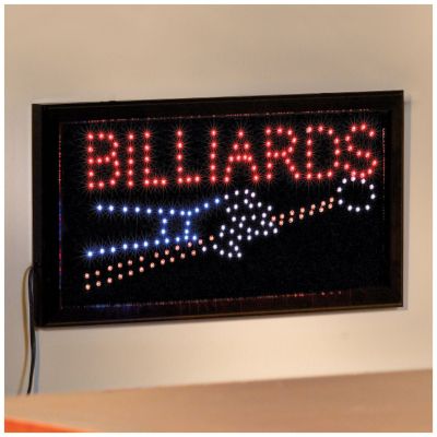 Billiards LED sign