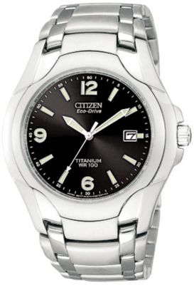 Men's Citizen Eco-Drive Titanium Bracelet Watch