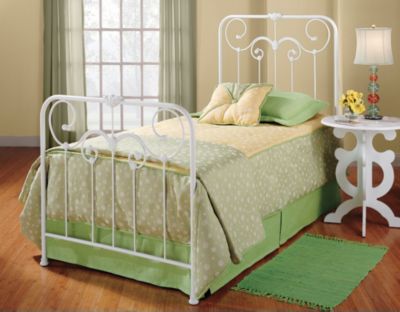 Lindsey Twin Bed Set-White