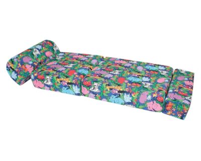 Children's Foam Sleeper Chair-Jungle Print