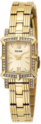 Ladies Pulsar Swarovski Crystal Watch