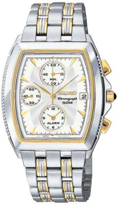 Seiko Mens Twotone Chronograph Watch