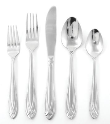 Hampton Lace Frosted 54pc Set w/Caddy