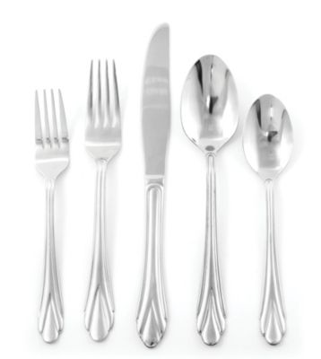 Hampton Forge Rose 101 Piece Flatware Set