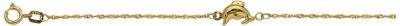QVC - J47047 - COLORS OF GOLD 10QUOT; OVAL LINK ANKLE BRACELET 14K