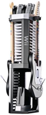Wii Zig Zag Gaming Storage Tower-Black