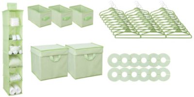 Delta 48pc Nursery Storage Set- Hush Green