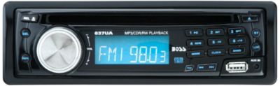 Boss CD MP3 Car Stereo with Pair Duo-Fit Speakers