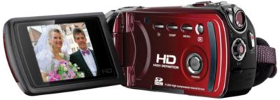 DXG Red/Silver HD Video Camera
