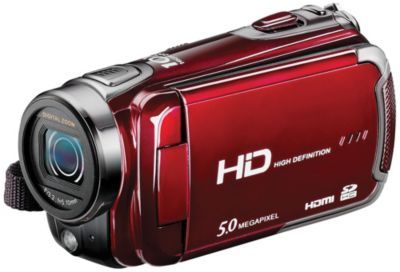 DXG Red/Silver HD Video Camera