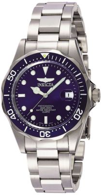Invicta Men's Pro Diver Quartz Blue Dial Watch