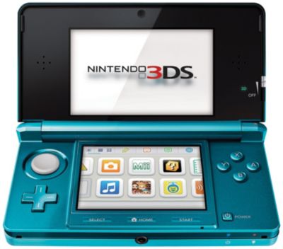 Nintendo 3DS Console in Aqua Blue