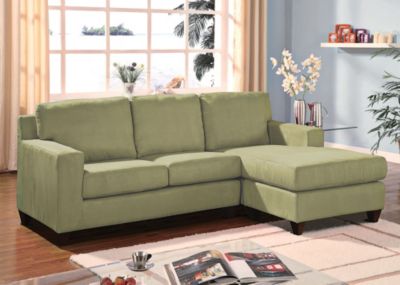 Microfiber Sectional w/Chaise