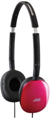JVC Pink Flats Headband-Style Headphones