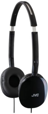 JVC Black Flats Headband-Style Headphones