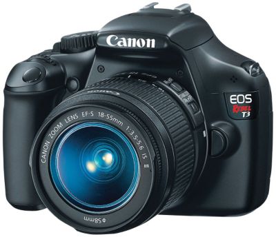 Canon EOS Rebel 12.2MP DSLR Camera with Lens Kit